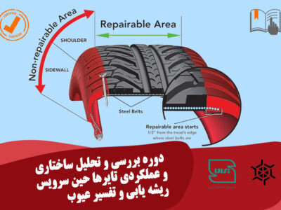 بررسی و تحلیل و ساختاری و عملکردی تایرها حین سرویس ریشه یابی و تفسر عیوب