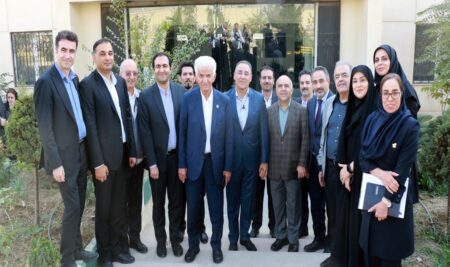 بازدید اعضای محترم اتاق بازرگانی، صنایع، معادن و کشاورزی تهران از شرکت مهندسی و تحقیقات صنایع لاستیک